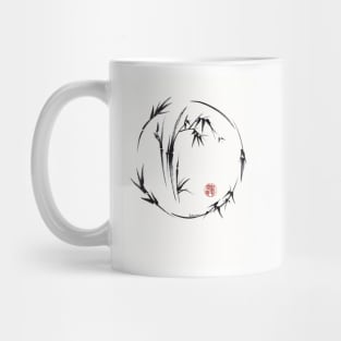 Aureole - enso brush pen painting Mug